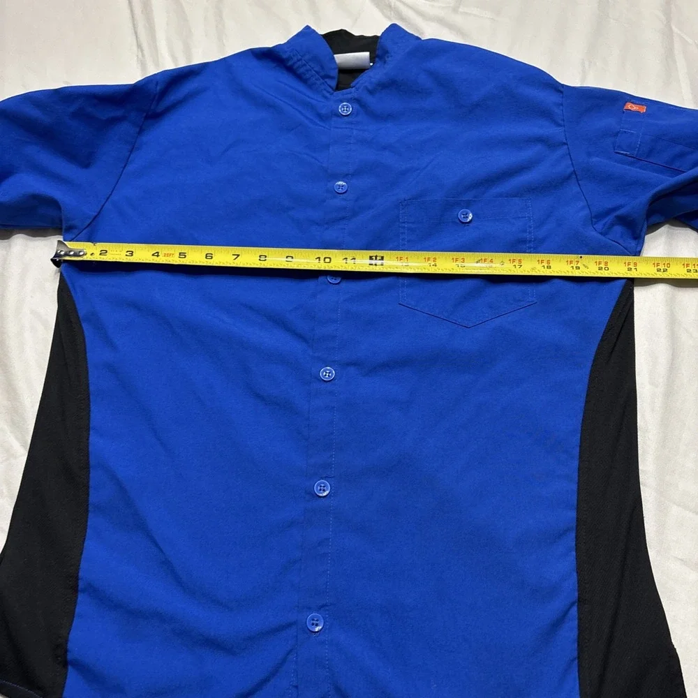 Cook Cool By Happy Chef XS Blue Black Mesh‎ Breathable